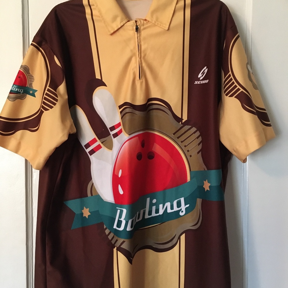 Scuba bowling shirt